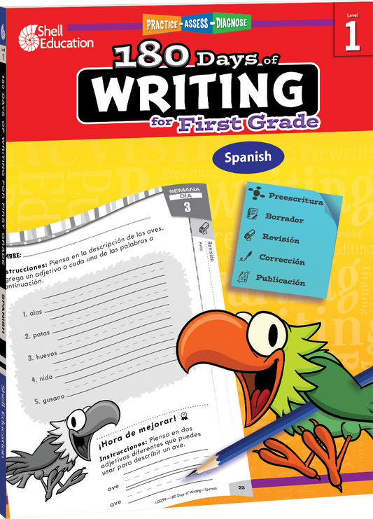 180 Days®: Writing for First Grade (Spanish) ebook