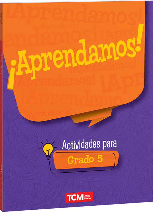 ¡Aprendamos! Actividades para Grado 5