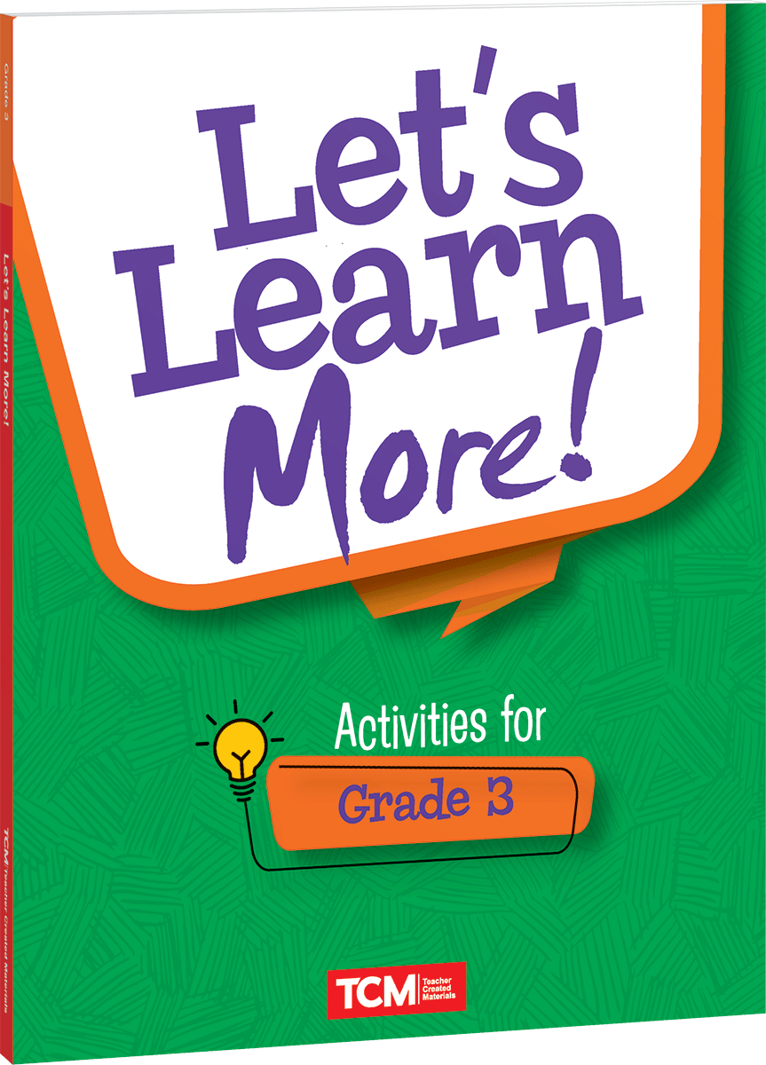 Let's Learn More! Activities for Grade 3