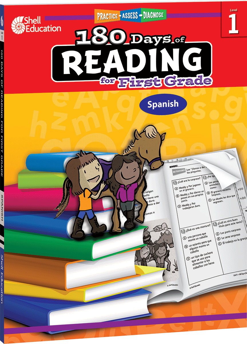 180 Days™: Reading for First Grade (Spanish)