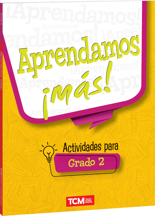 Aprendamos ¡más! Actividades para Grado 2