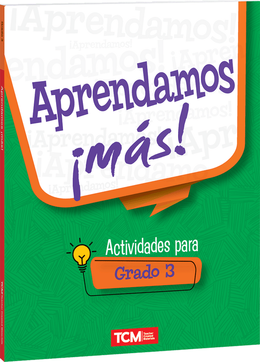 Aprendamos ¡más! Actividades para Grado 3