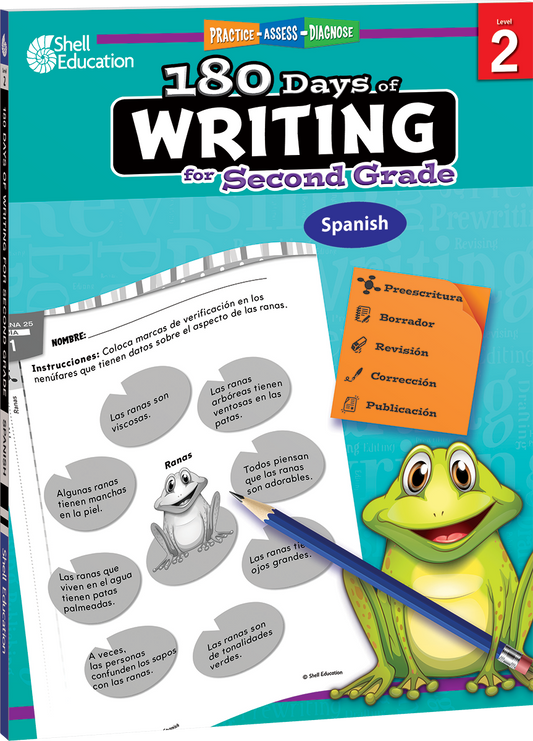 180 Days®: Writing for Second Grade (Spanish) ebook