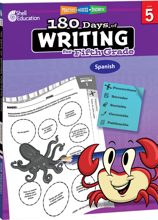 180 Days®: Reading for Fifth Grade (Spanish) ebook