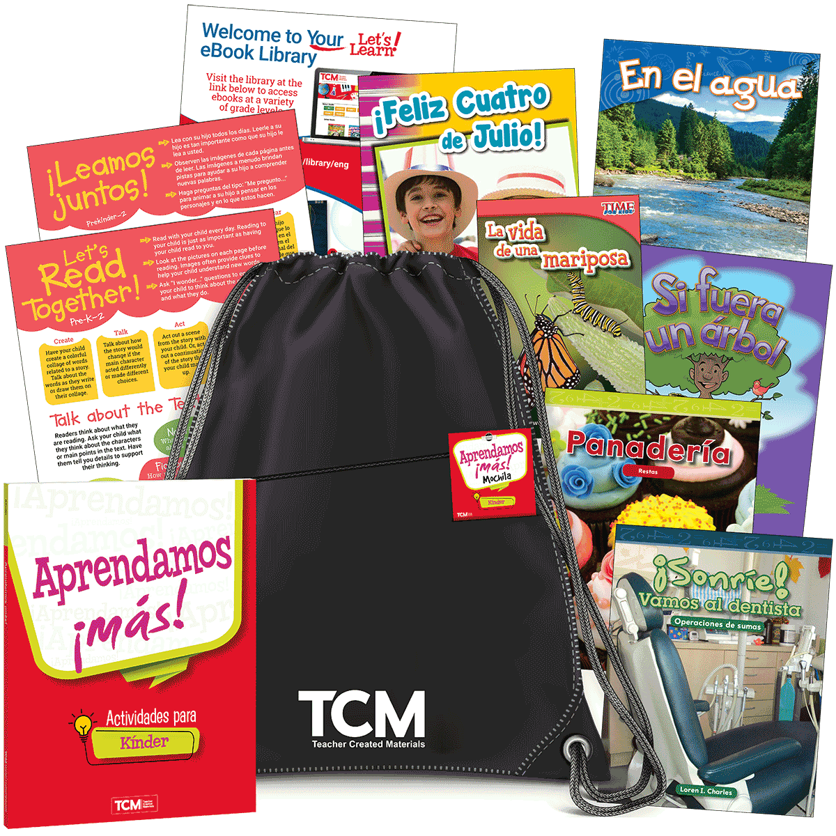 ¡Aprendamos más! Mochila: Kínder