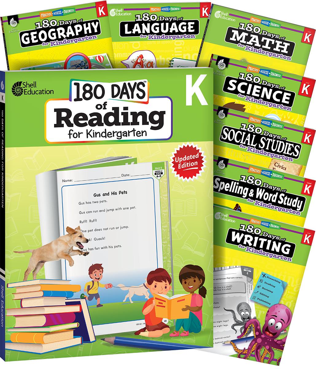 180 Days™ Bundle Grade K: 8-Book Set