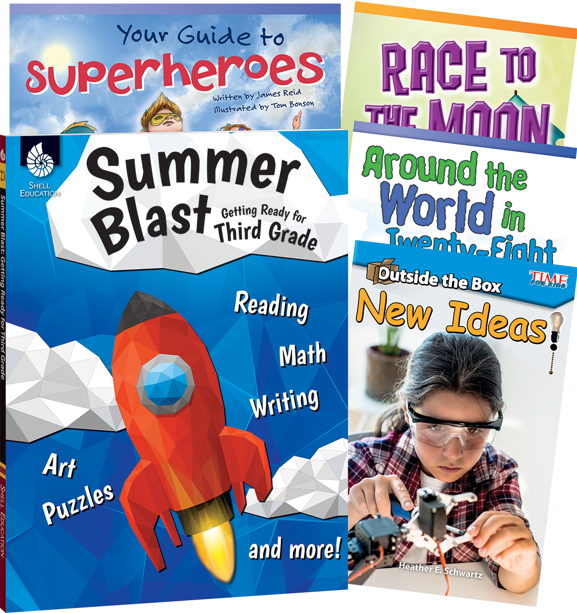 Learn-at-Home: Summer Reading Bundle Grade 3: 5-Book Set