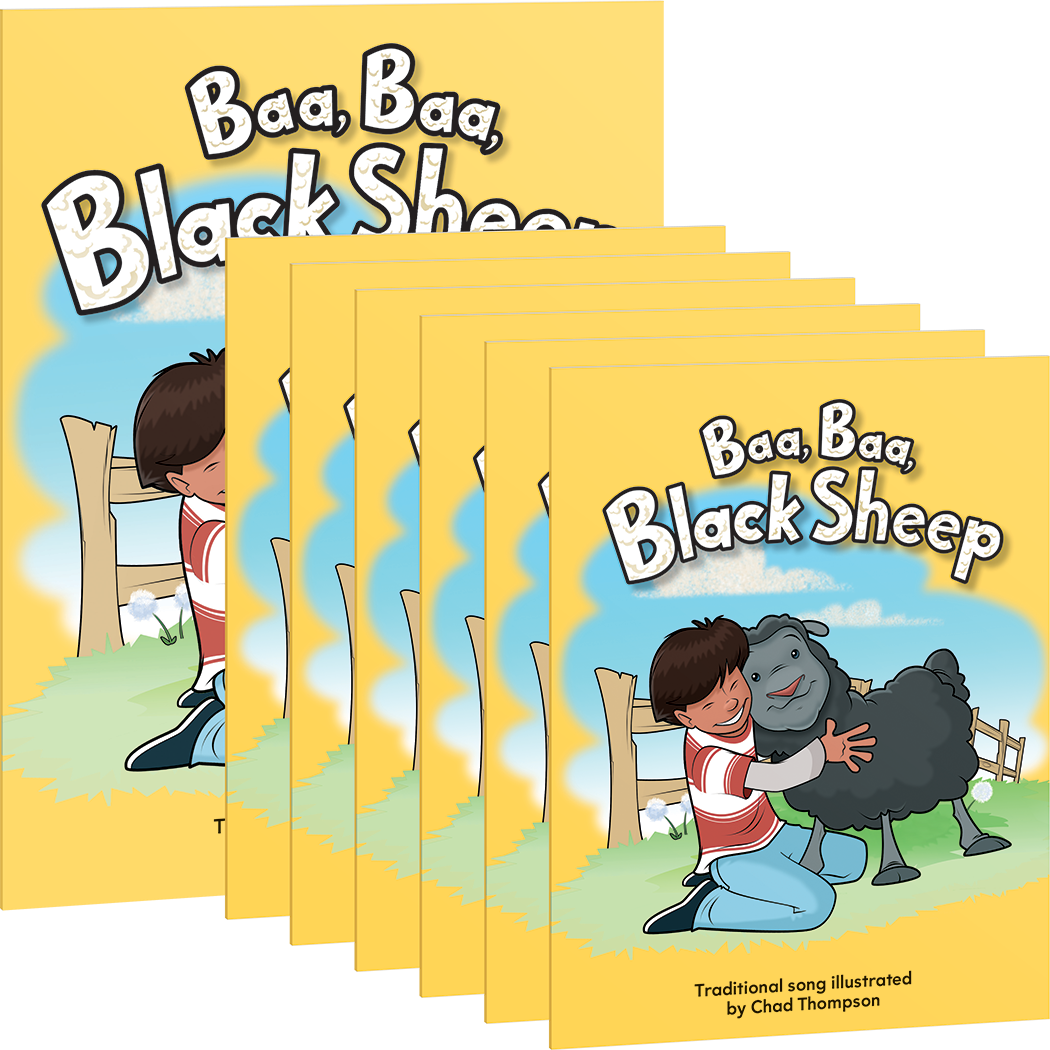 LLL: Animals - Baa, Baa, Black Sheep 6-Pack with Lap Book