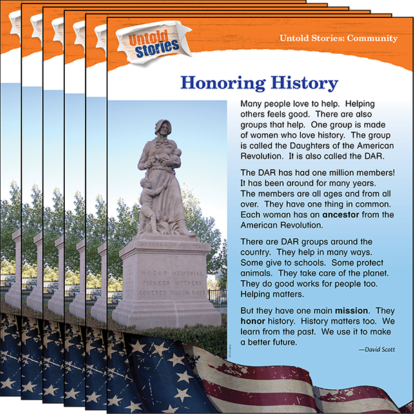 Untold Stories: Community: Honoring History 6-Pack