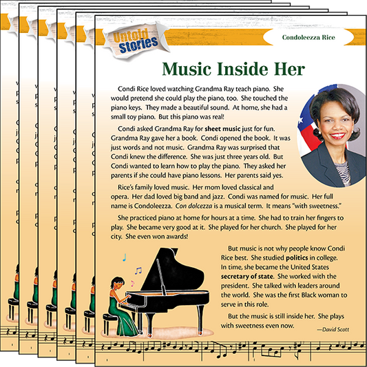 Condoleezza Rice: Music Inside Her 6-Pack