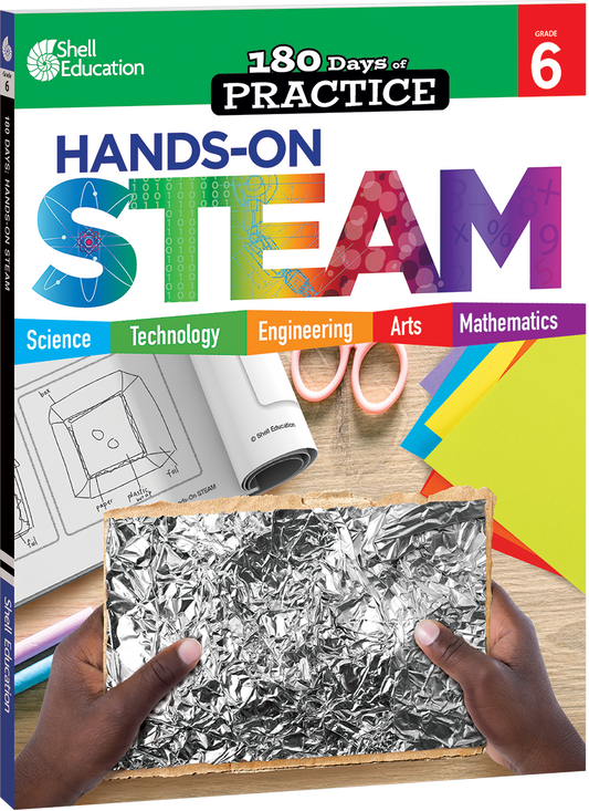 180 Days®: Hands-On STEAM for Grade 6 ebook