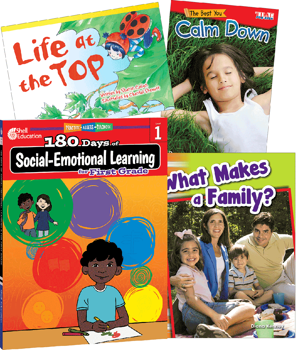 180 Days of Social-Emotional Learning for First Grade Reader Bundle