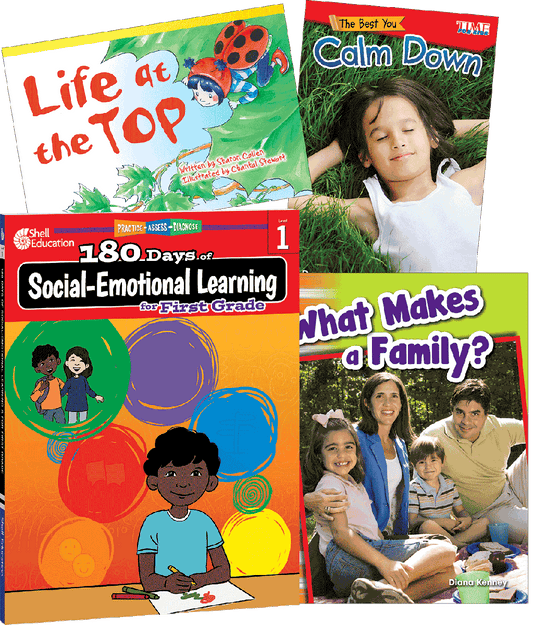 180 Days of Social-Emotional Learning for First Grade Reader Bundle