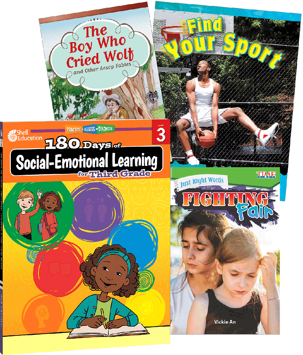 180 Days of Social-Emotional Learning for Third Grade Reader Bundle