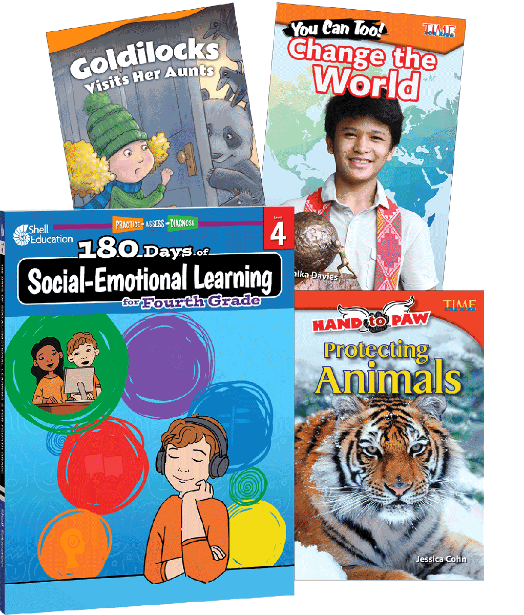 180 Days of Social-Emotional Learning for Fourth Grade Reader Bundle