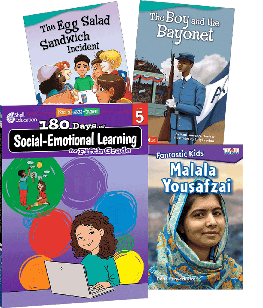 180 Days of Social-Emotional Learning for Fifth Grade Reader Bundle