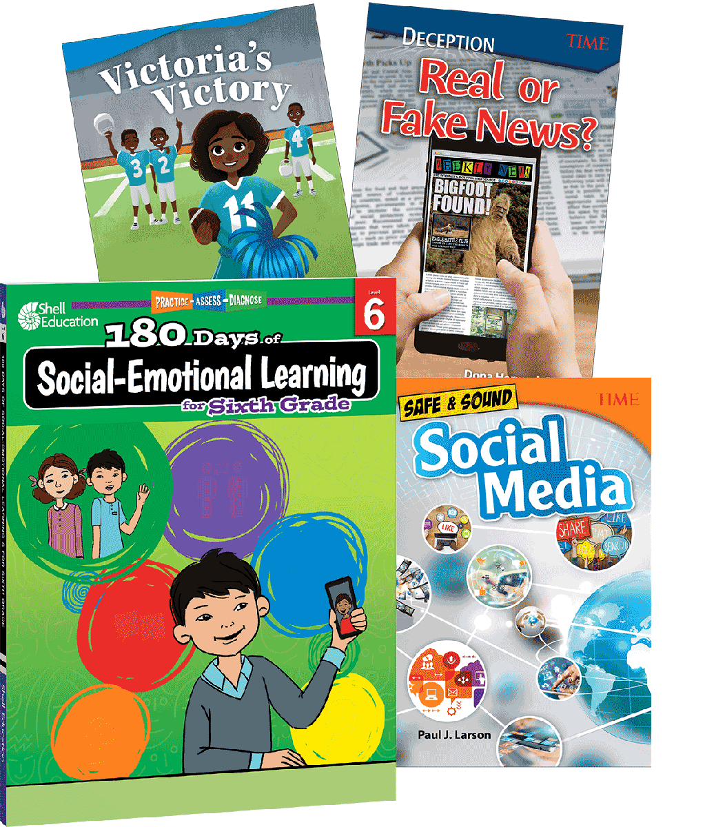 180 Days of Social-Emotional Learning for Sixth Grade Reader Bundle