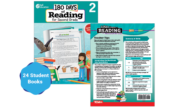 180 Days™: Reading for Second Grade 24-Book Set