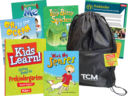 Take-Home Backpack: Getting Ready for Prekindergarten (Spanish Support)