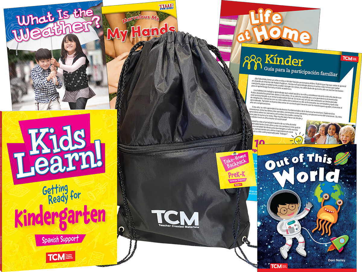 Take-Home Backpack: Pre-K–K (Spanish Support)