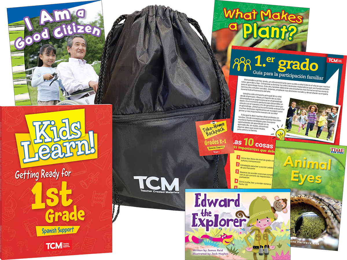 Take-Home Backpack: Grades K–1 (Spanish Support)