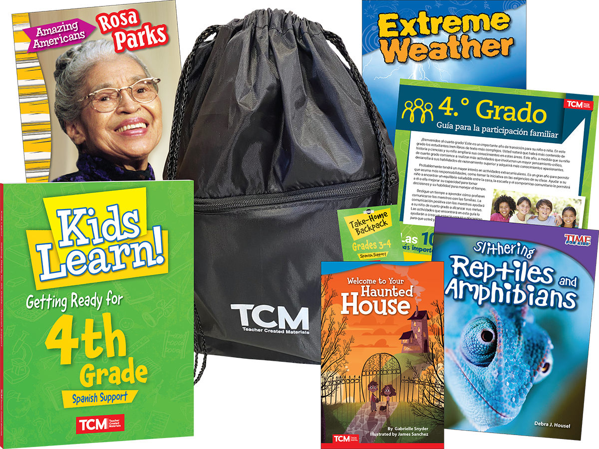 Take-Home Backpack: Grades 3–4 (Spanish Support)