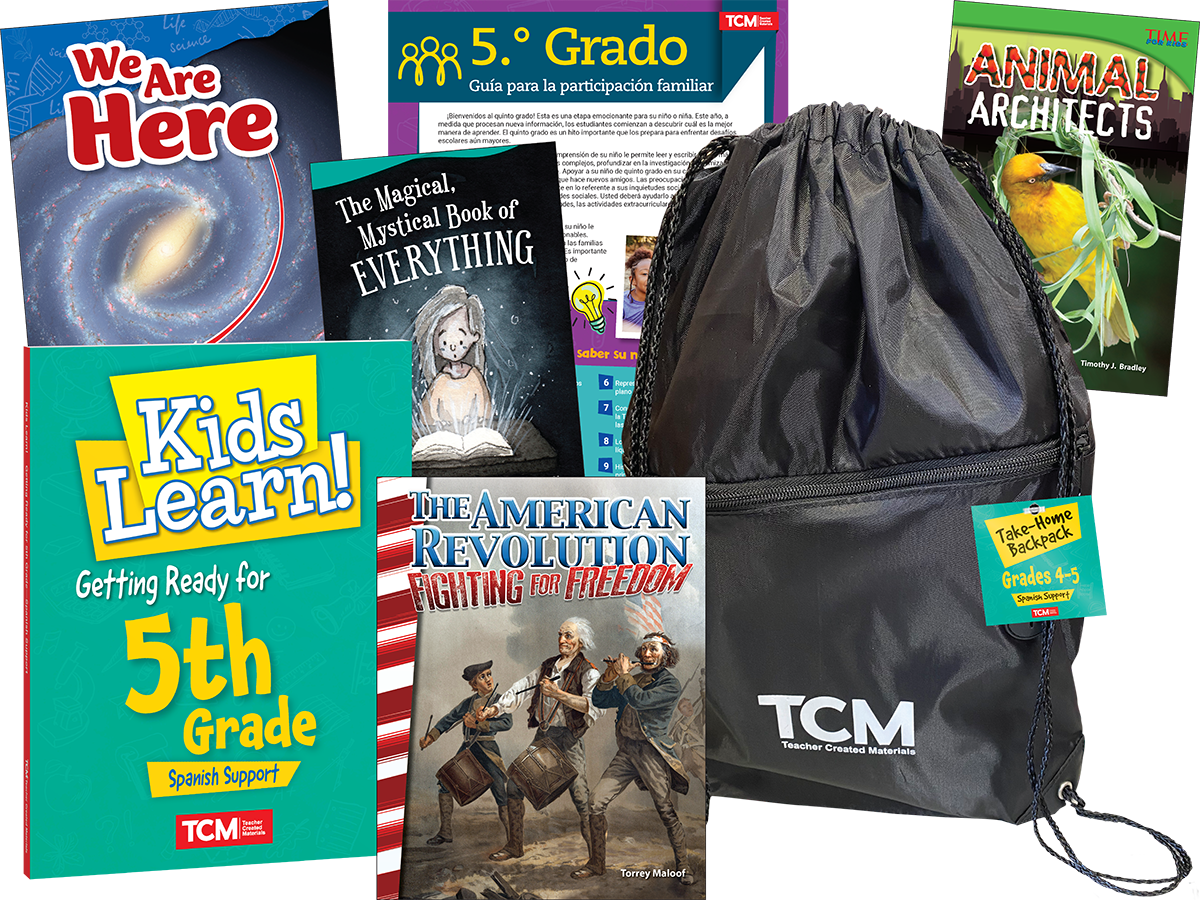 Take-Home Backpack: Grades 4–5 (Spanish Support)