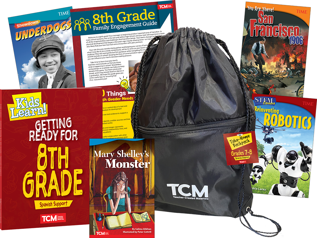 Take-Home Backpack: Grades 7–8 (Spanish Support)