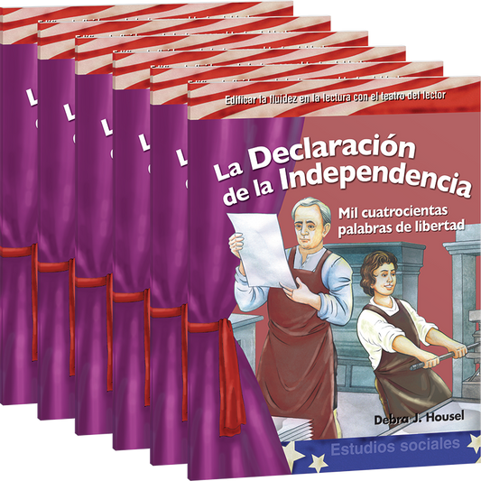 La Declaración de la Independencia: Mil cuatrocientas palabras de libertad 6-Pack