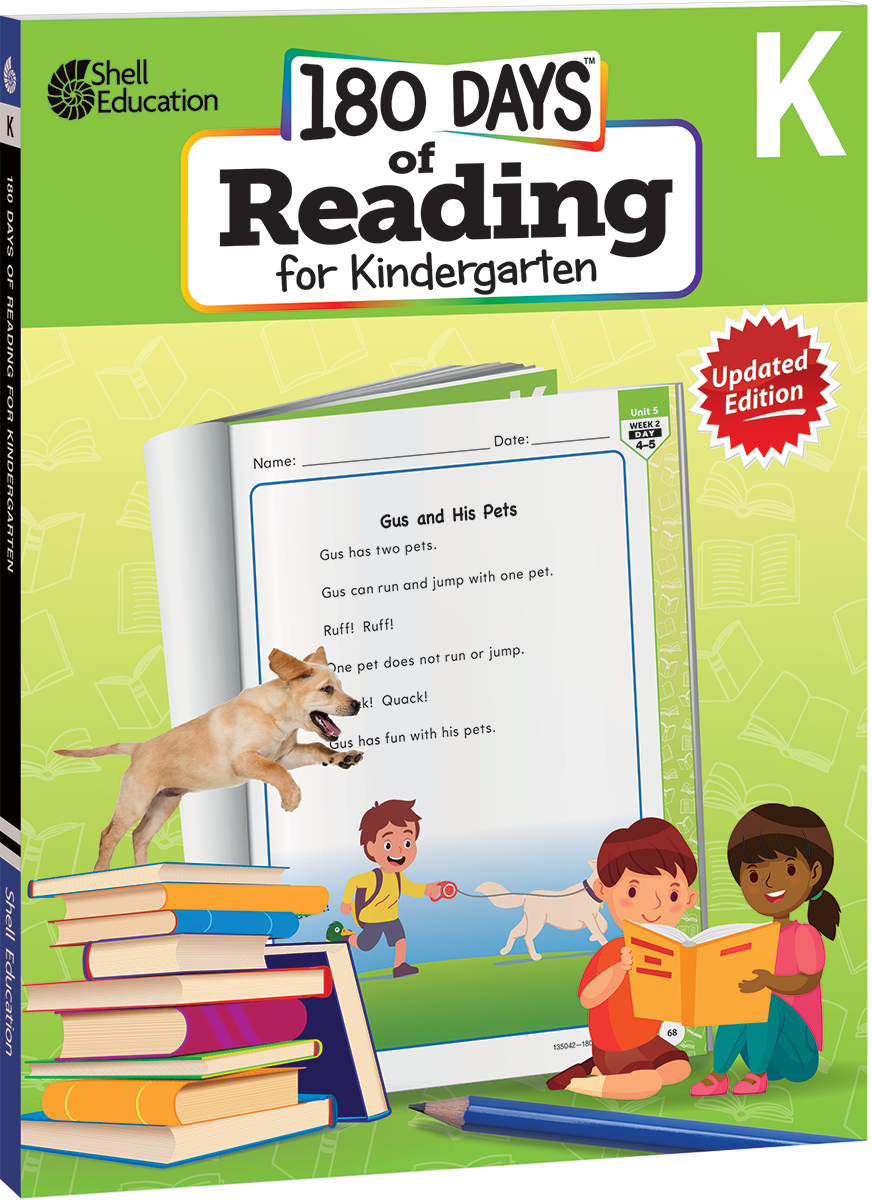 180 Days®: Reading for Kindergarten, 2nd Edition