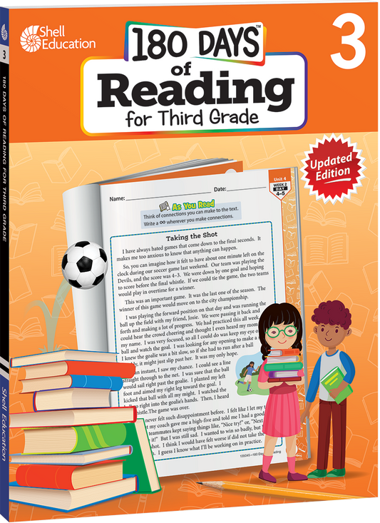 180 Days™: Reading for Third Grade, 2nd Edition