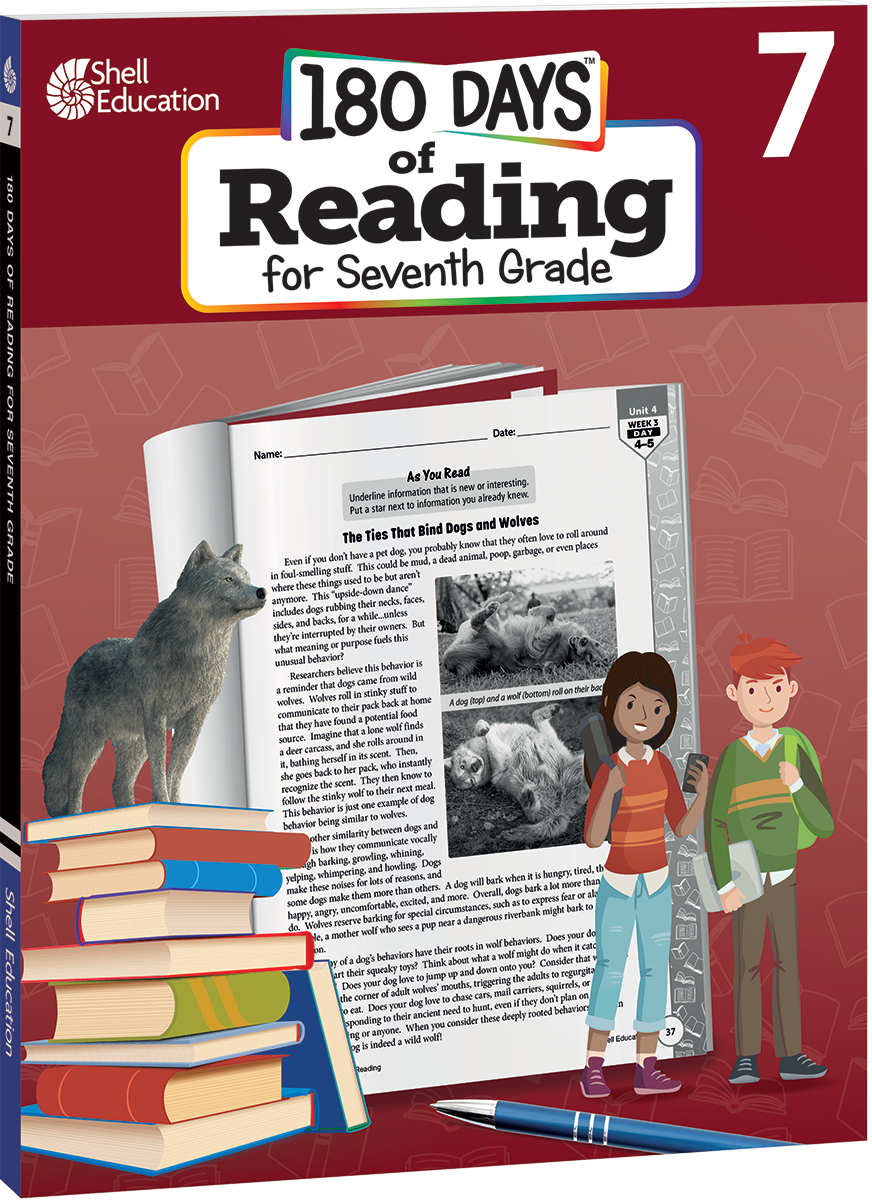 180 Days®: Reading for Seventh Grade