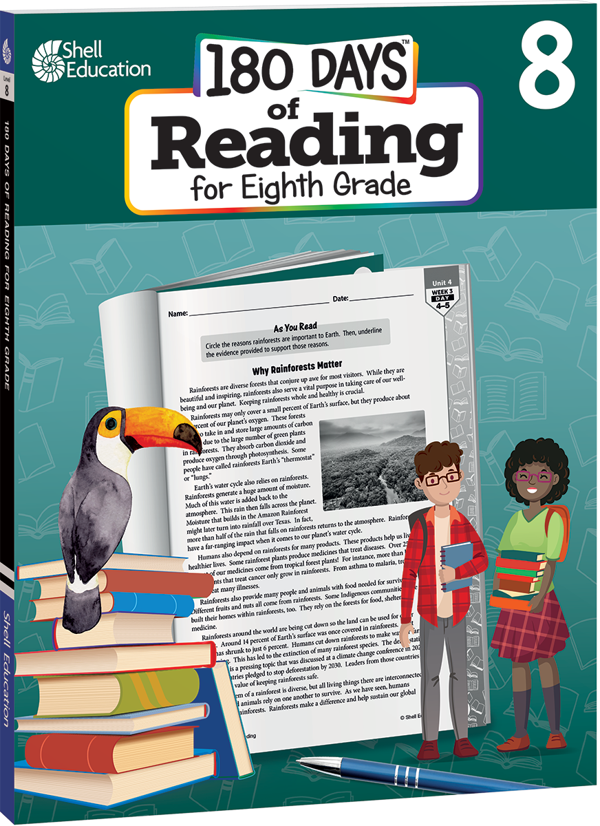 180 Days®: Reading for Eighth Grade