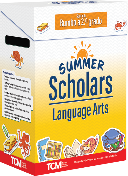 Summer Scholars: Language Arts: Rising 2nd Grade (Spanish)