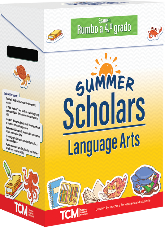 Summer Scholars: Language Arts: Rising 4th Grade (Spanish)