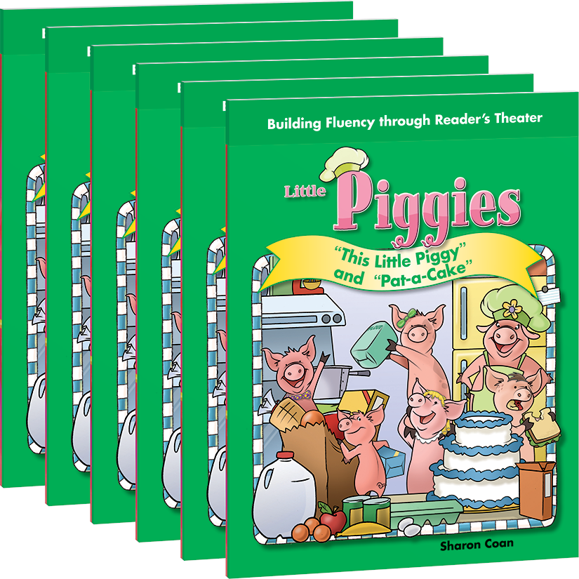 Little Piggies 6-Pack with Audio