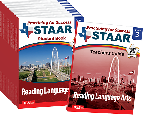 Practicing for Success: STAAR Reading Language Arts Grade 3 25-Pack