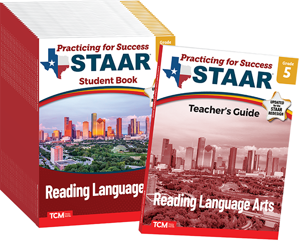 Practicing for Success: STAAR Reading Language Arts Grade 5 25-Pack