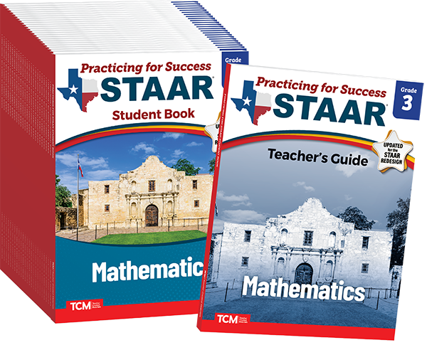 Practicing for Success: STAAR Mathematics Grade 3 25-Pack