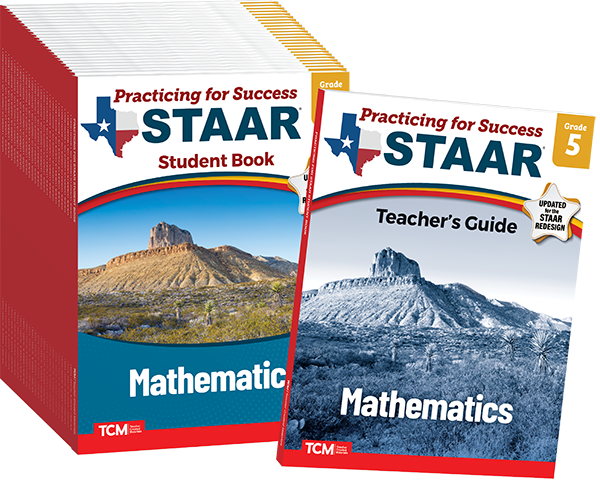 Practicing for Success: STAAR Mathematics Grade 5 25-Pack