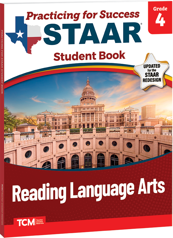 Practicing for Success: STAAR Reading Language Arts Grade 4 Student Book