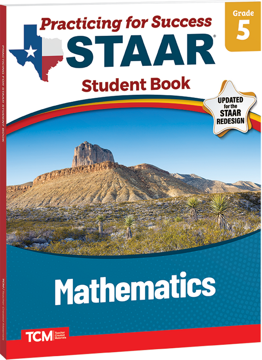 Practicing for Success: STAAR Mathematics Grade 5 Student Book