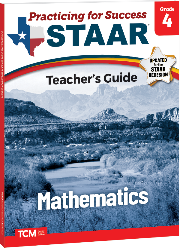 Practicing for Success: STAAR Mathematics Grade 4 Teacher's Guide