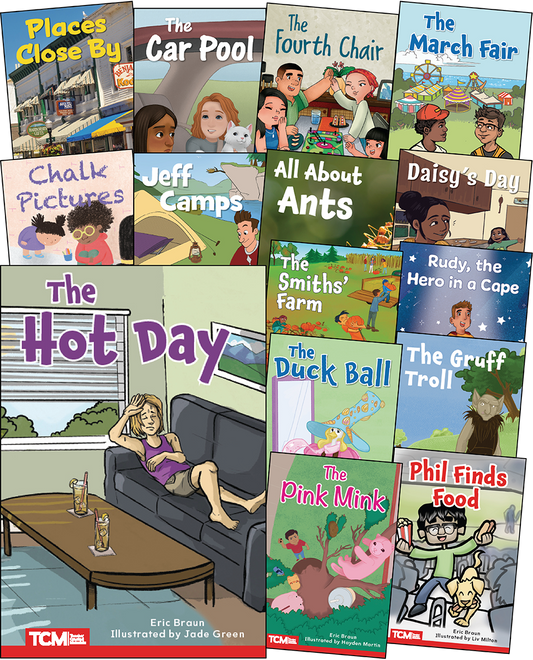 Decodable Books Grade 2 Set 1: 15-Book Set