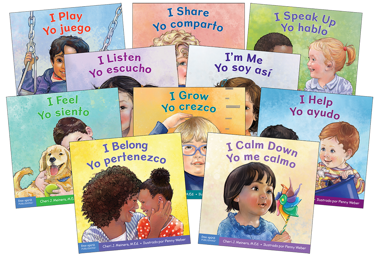 Learning About Me & You Board Books Complete Bilingual Series 10-Book Set