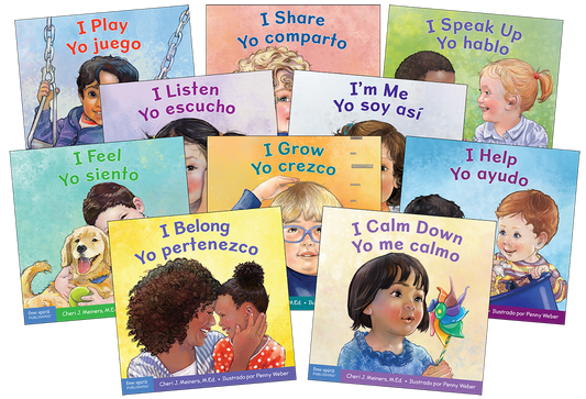 Learning About Me & You Board Books Complete Bilingual Series 10-Book Set
