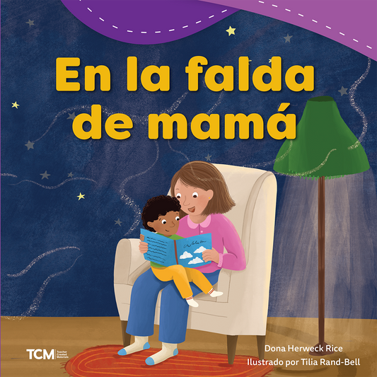 En la falda de mamá