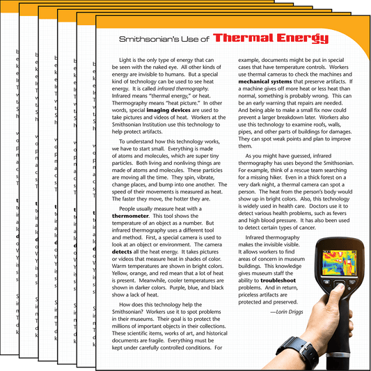 Smithsonian's Use of Thermal Energy Text Card 6-Pack