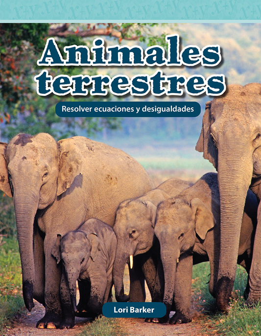 Animales terrestres: Resolver ecuaciones y desigualdades ebook