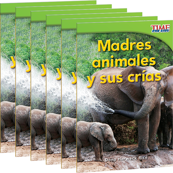Madres animales y sus crías 6-Pack